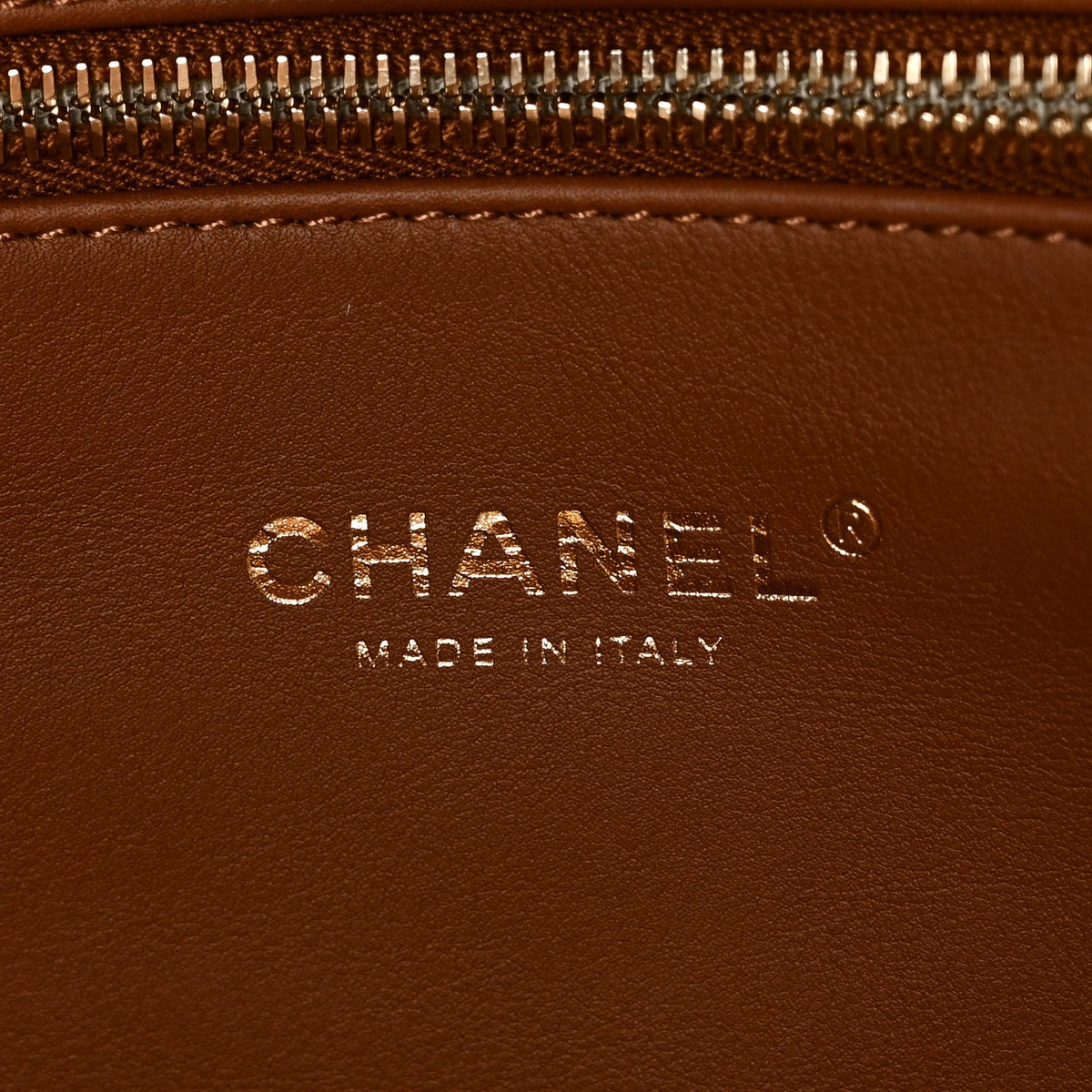 Lambskin Shearling Medium Deauville Tote Brown