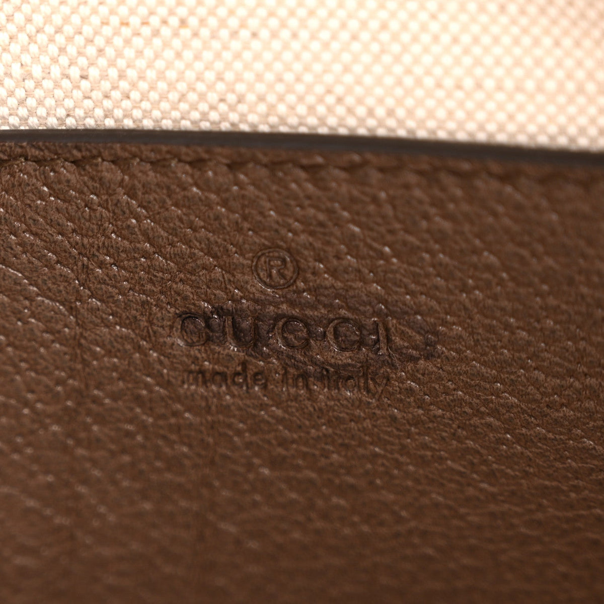 GG Supreme Monogram Web Ophidia Chain Shoulder Bag Brown