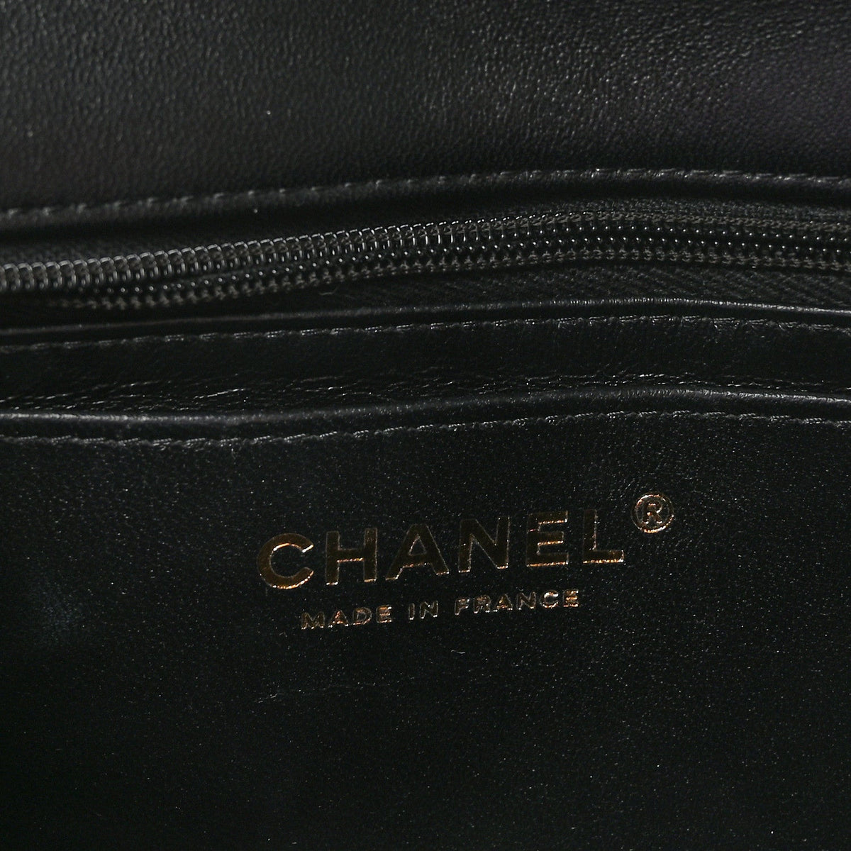 Lambskin Quilted Mini Rectangular Flap Black