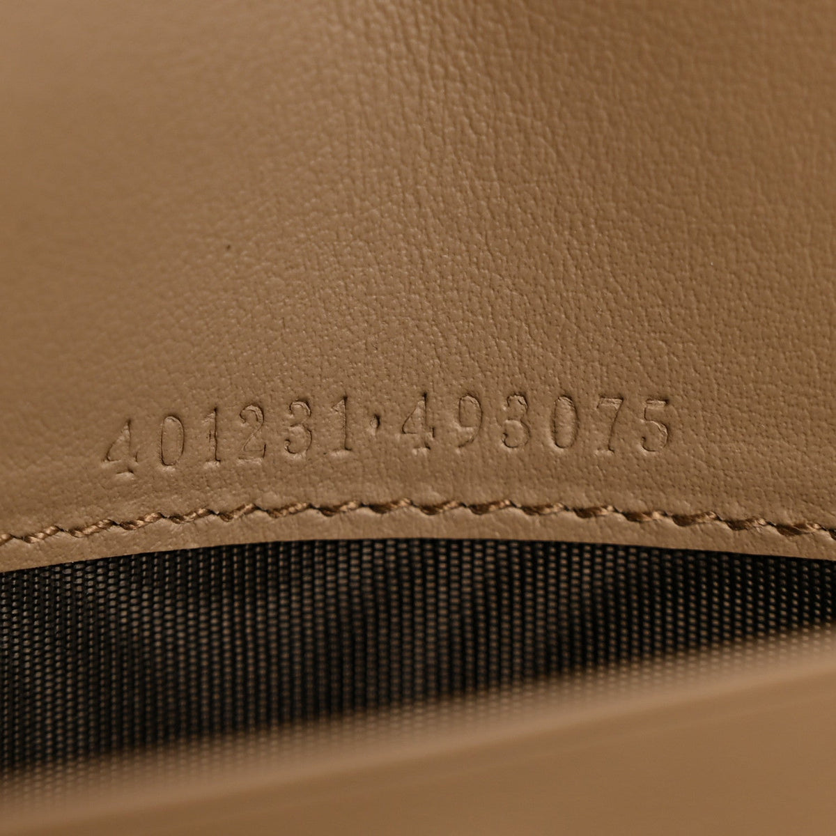 GG Supreme Monogram Mini Dionysus Chain Wallet Beige Taupe