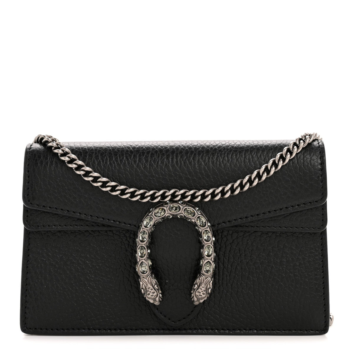 Calfskin Super Mini Dionysus Shoulder Bag Black