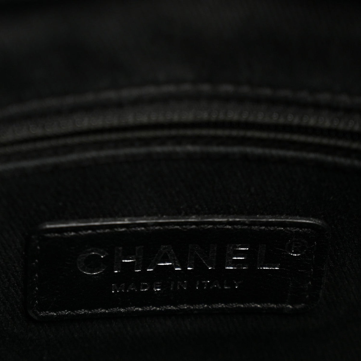 Canvas Deauville Drawstring Bucket Bag Black