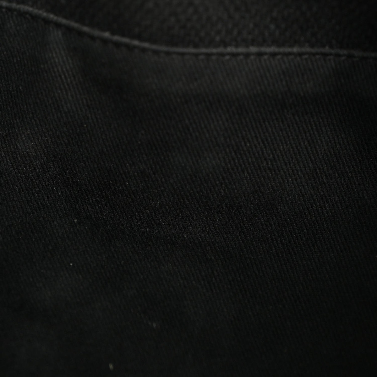 Canvas Deauville Drawstring Bucket Bag Black