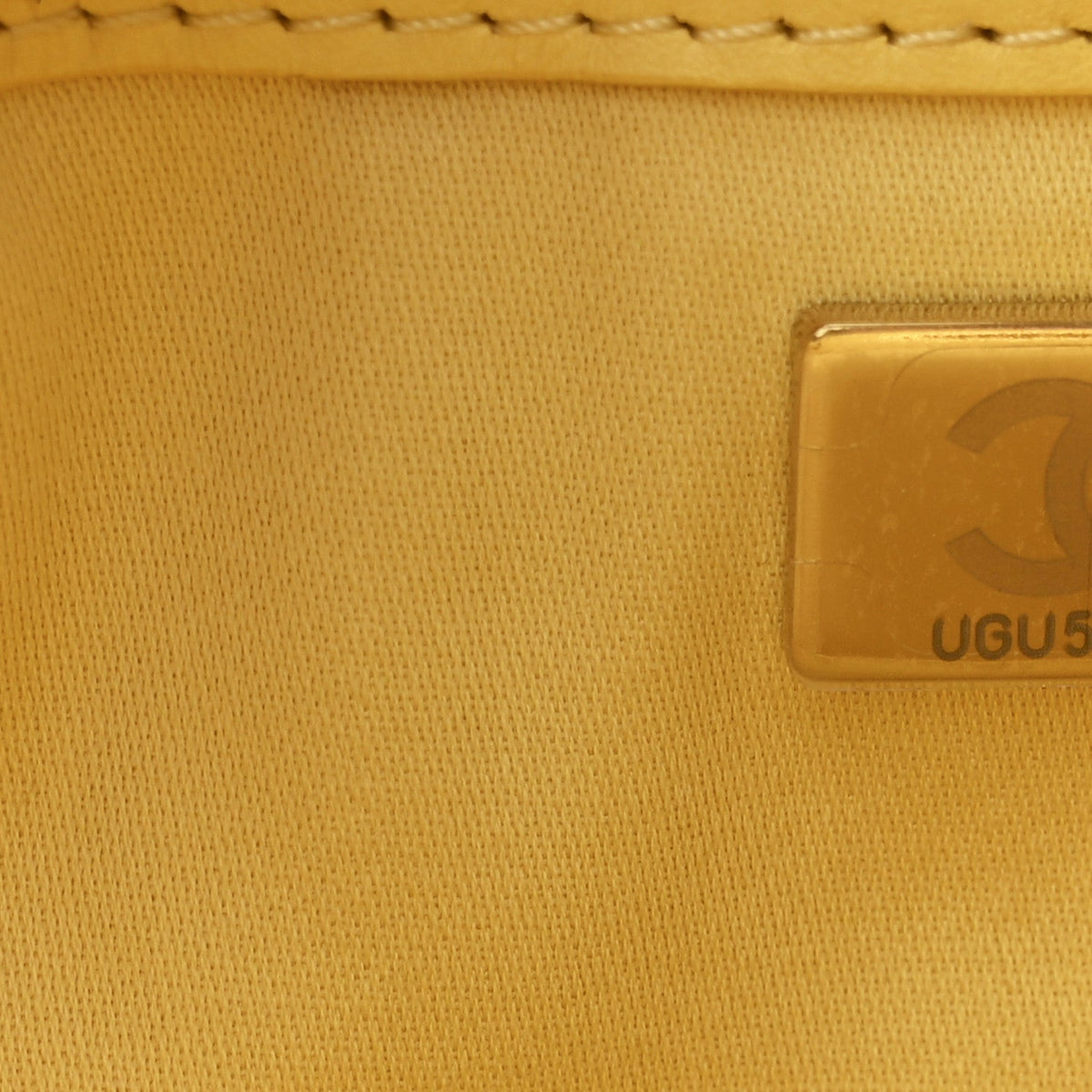 Suede Quilted Mini Chanel 25 Handbag Yellow