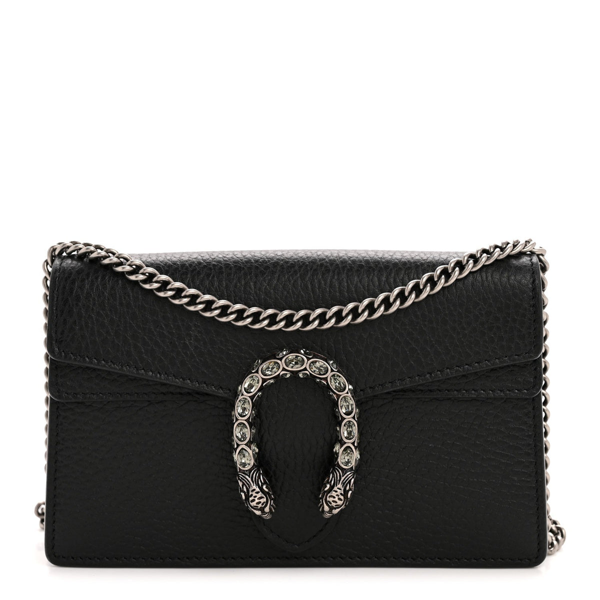 Calfskin Super Mini Dionysus Shoulder Bag Black