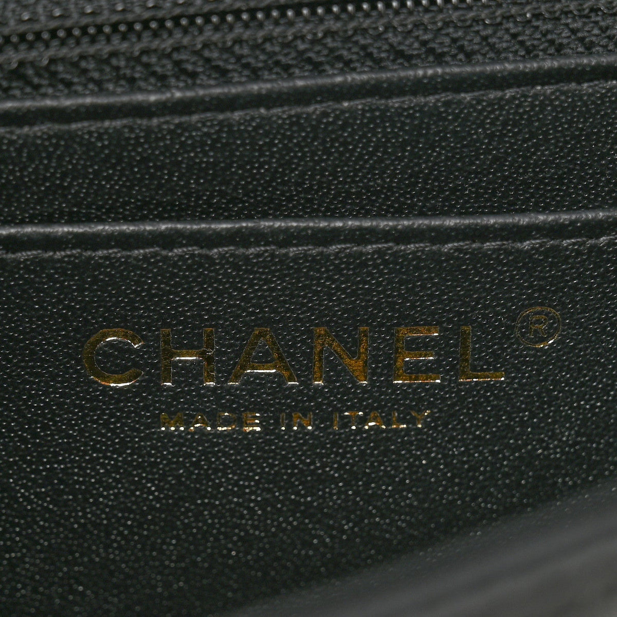 Lambskin Quilted Mini Rectangular Flap Black