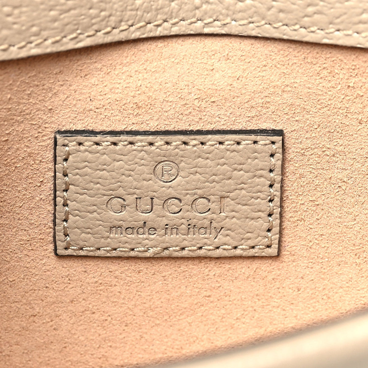 GG Supreme Monogram Textured Dollar Calfskin Super Mini Dionysus Shoulder Bag Beige Mystic White Oatmeal