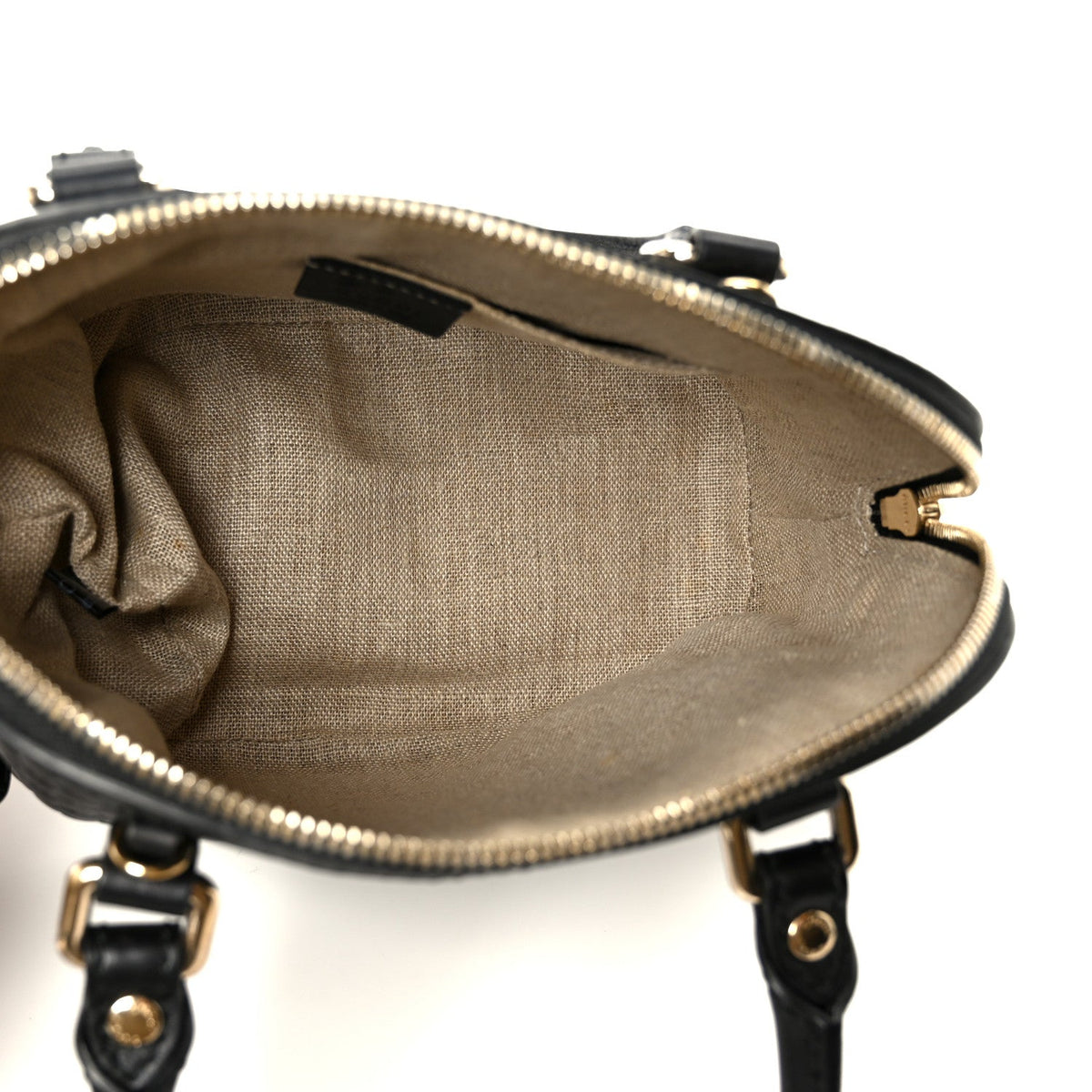 Microguccissima Mini Dome Bag Black