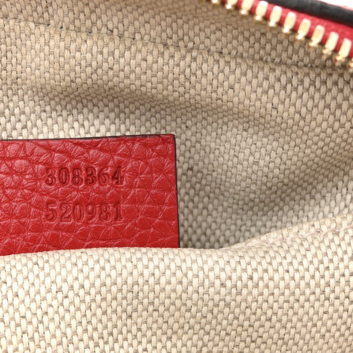 Pebbled Calfskin Small Soho Disco Bag Tabasco Red